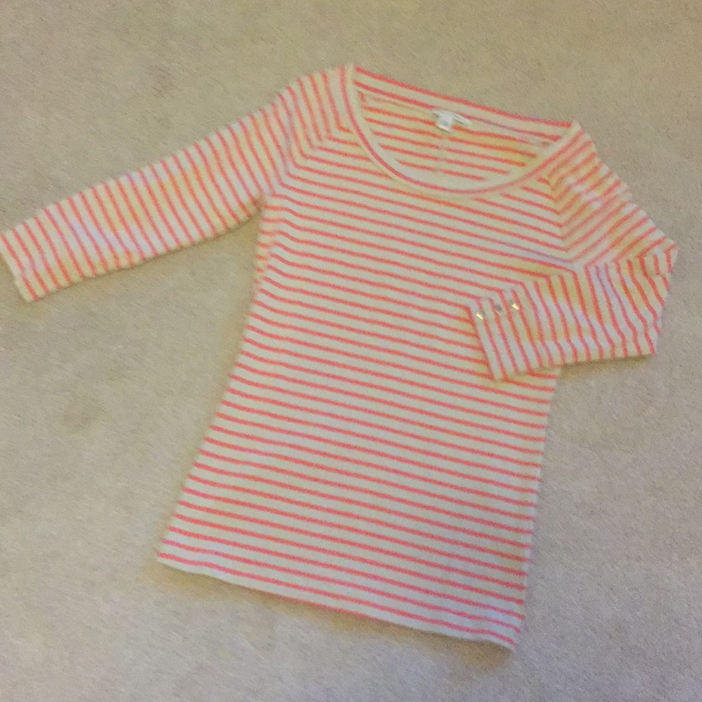 Banana Republic striped tee.